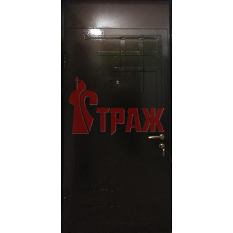 Металлическая входная дверь с ковкой, окрас порошковое напыление