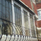 дутая, сварная, не распашная решетка