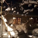 распашная решетка для загородного дома фото с фасадом